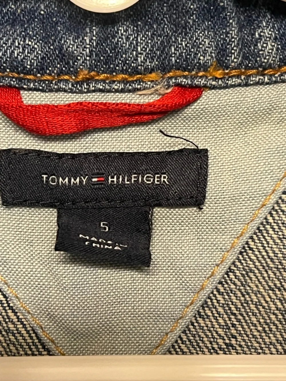 Tommy Hilfiger Denim Vest Red, White & Navy Patriotic Flag Americana Kids Sz 5